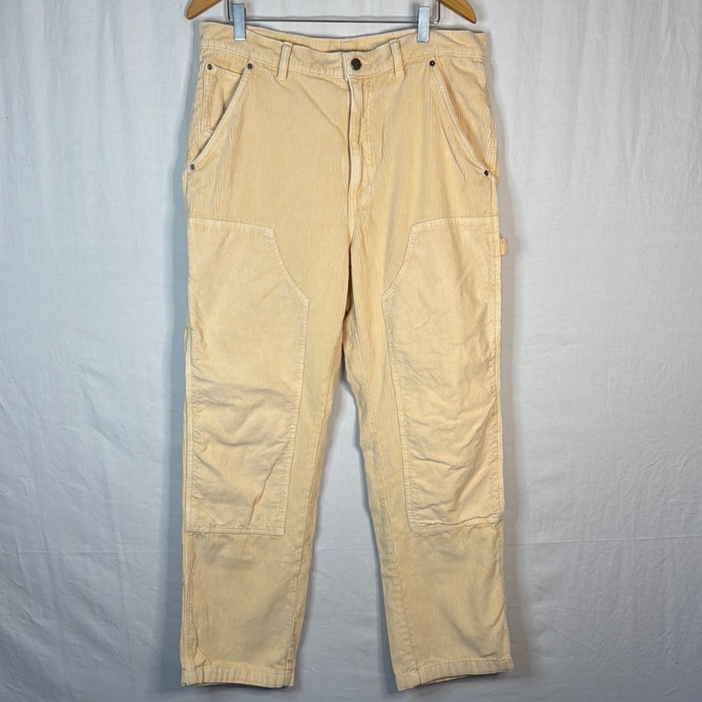 Urban Outfitters BDG Corduroy Carpenter Pant in Mango - Picture 2 of 7